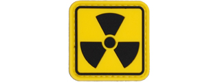Square Radioactive PVC Patch