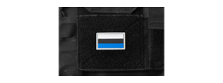 Small Estonia Flag PVC Morale Patch Small Estonia Flag PVC Morale Patch