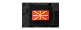 The Republic of North Macedonia PVC Morale Patch The Republic of North Macedonia PVC Morale Patch