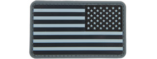 US Flag Reverse PVC Patch (Color: Navy) US Flag Reverse PVC Patch (Color: Navy)