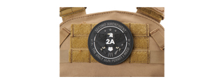 "Second Amendment 1791, The Only Gun Permit I Need" PVC Morale Patch "Second Amendment 1791, The Only Gun Permit I Need" PVC Morale Patch