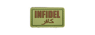 "Infidel" PVC Patch (Color: Foliage) "Infidel" PVC Patch (Color: Foliage)
