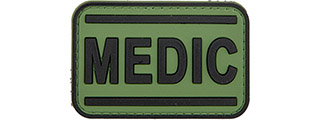 "Medic" PVC Patch (Color: OD Green and Black) "Medic" PVC Patch (Color: OD Green and Black)