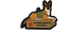 "Stefan" The Tactical Shepard Tactical Dog PVC Morale Patch