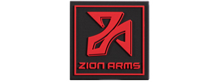 Zion Arms Logo PVC Patch (Color: Red / Black) Zion Arms Logo PVC Patch (Color: Red / Black)