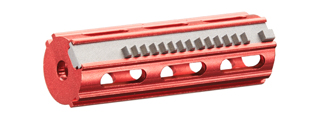 Lancer Tactical 14 Teeth Reinforced Aluminum Full Stroke Piston with CNC Half Steel Teeth (Color: Red) Lancer Tactical 14 Teeth Reinforced Aluminum Full Stroke Piston with CNC Half Steel Teeth (Color: Red)