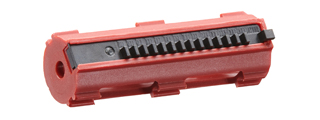 Lancer Tactical 14 Teeth Reinforced Polycarbonate Full Stroke Piston with Steel Half Teeth (Color: Red) Lancer Tactical 14 Teeth Reinforced Polycarbonate Full Stroke Piston with Steel Half Teeth (Color: Red)