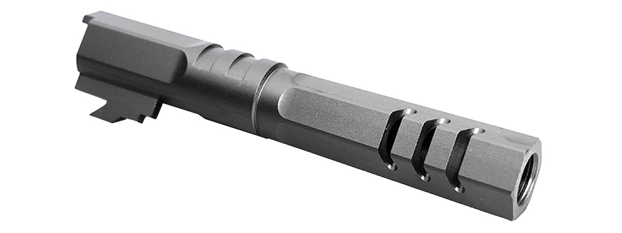 Atlas Custom Works 4.3 Inch Aluminum Hex Outer Barrel for TM Hicapa M11 CW GBBP (Black) Atlas Custom Works 4.3 Inch Aluminum Hex Outer Barrel for TM Hicapa M11 CW GBBP (Black)