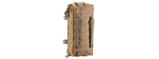 Lancer Tactical Vertical General Purpose Pouch - Khaki Lancer Tactical Vertical General Purpose Pouch - Khaki