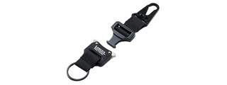 Lancer Tactical Cobra Buckle Keychain with Lancer Logo (Black) Lancer Tactical Cobra Buckle Keychain with Lancer Logo (Black)