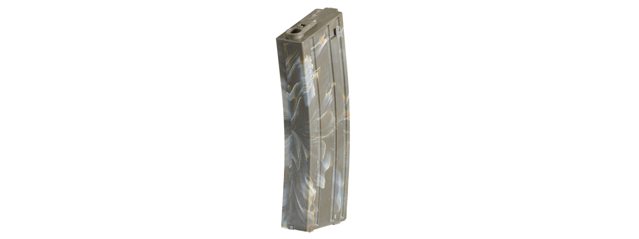 Lancer Tactical Metal Gen 2 120 Round Mid Capacity Airsoft Magazine for M4/M16 (Color: Marble)