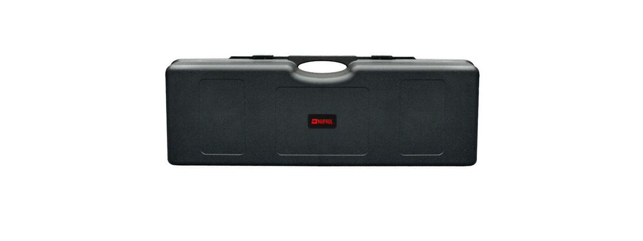 Nuprol Essentials Medium Hard Case 34.6" with Pick and Pluck Foam - Black