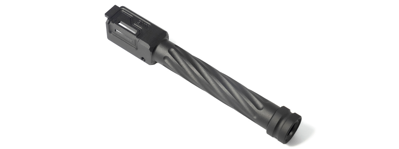 TTI Airsoft Fixed Outer Barrel for Marui G17 / G18 Gen3 Spec & WE G-Series GBB Airsoft - Type A - (Black) TTI Airsoft Fixed Outer Barrel for Marui G17 / G18 Gen3 Spec & WE G-Series GBB Airsoft - Type A - (Black)