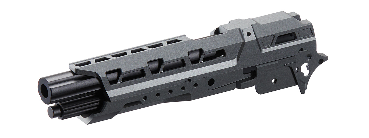 Atlas Custom Works CNC EX01 Slide & Frame Kit For Marui TM Hi-Capa GBBP Series - (Gray/Black)