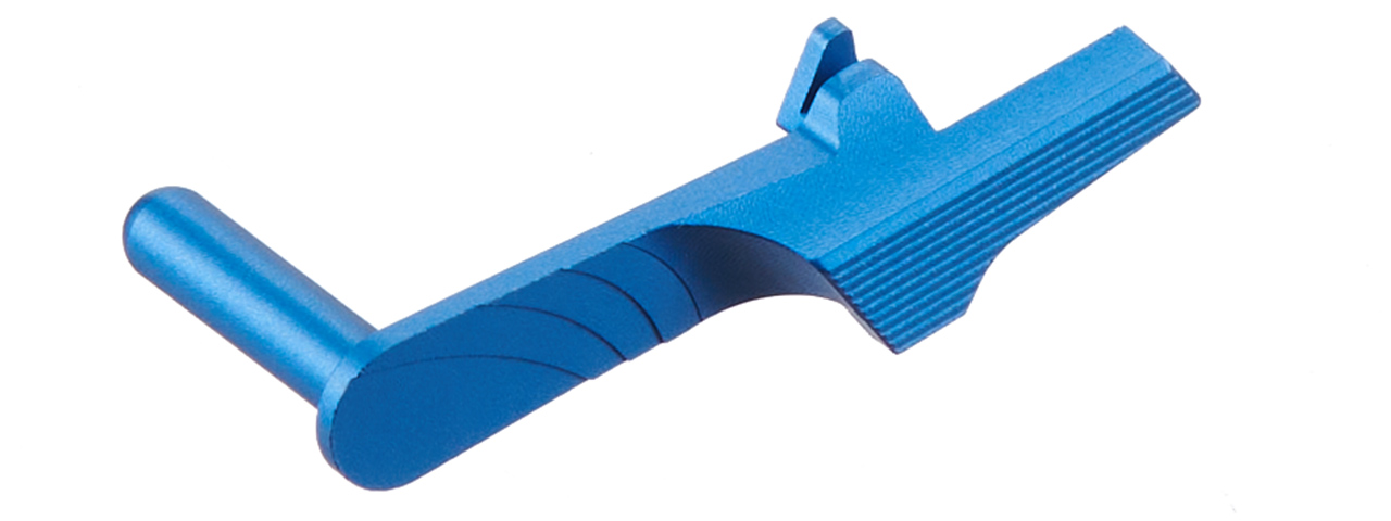 Atlas Custom Works Aluminum Slide Stop Type-1 for Marui Hi-Capa GBB Pistol - (Blue)