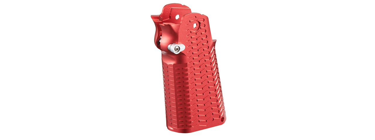 Atlas Custom Works CNC Aluminum Type 5 Grip for TM Marui Hi-Capa GBB Airsoft Pistols - (Red)
