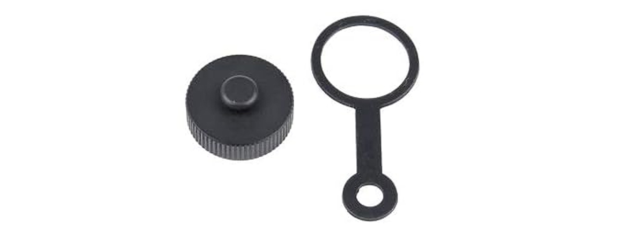 Atlas Custom Works Tactical Red Dot Laser PEQ-15 LA-5C Battery Cover and Mount - (Black)