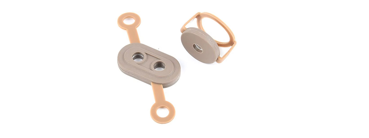 Atlas Custom Works Tactical Airsoft Laser PEQ 15 Battery Cover - (Dark Earth)