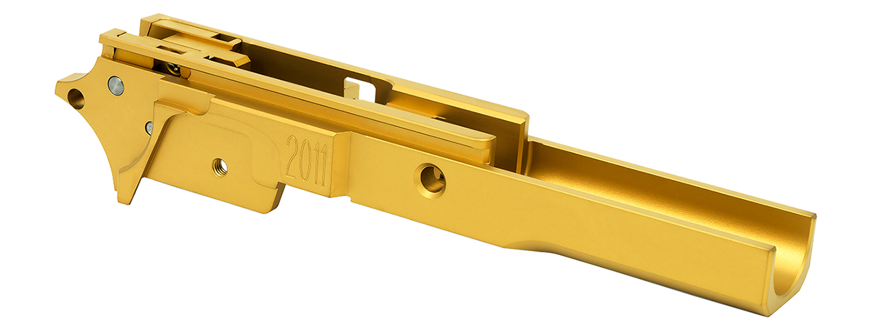 Airsoft Masterpiece EDGE "2011" Tokyo Marui Hi Capa GBB 3.9 Aluminum Frame - (Gold)