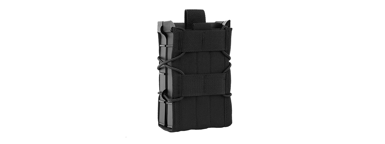 Tiger Type Double Magazine Pouch - (Black)