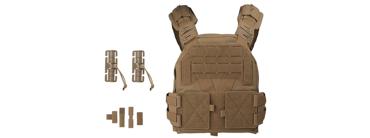 KZ Tactical Plate Carrier - (Tan)