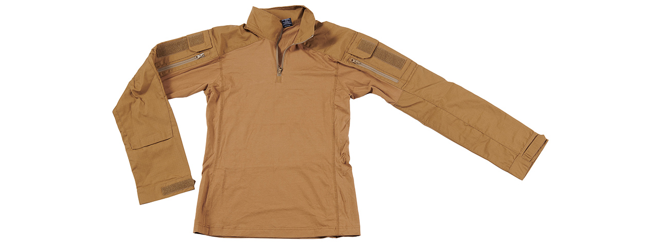 Lancer Tactical Gen4 Combat BDU M Airsoft Shirt - (Tan)