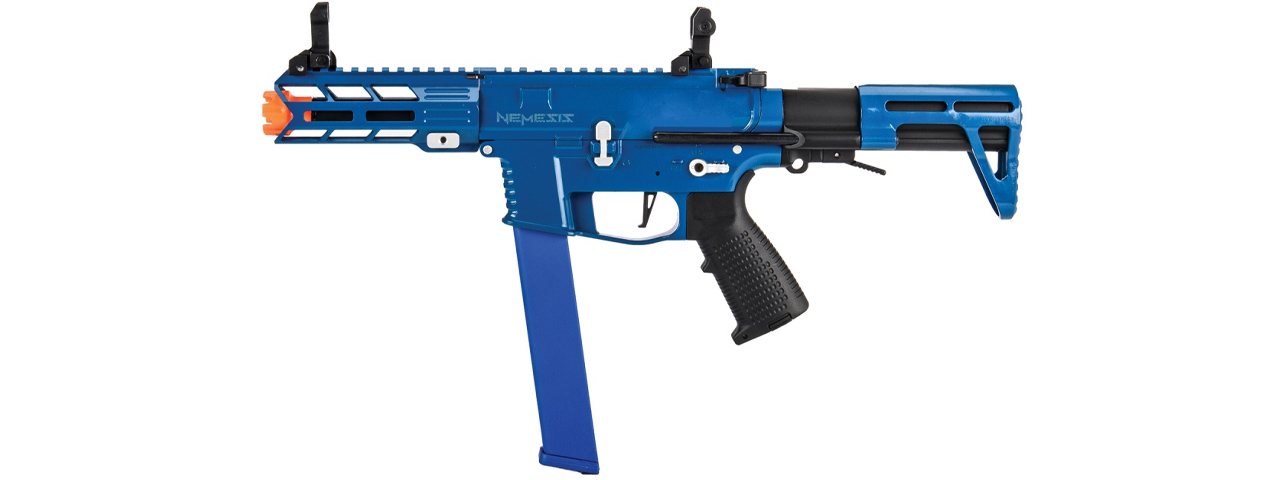 Classic Army Nemesis X9 PDW SMG AEG (Blue / Silver)