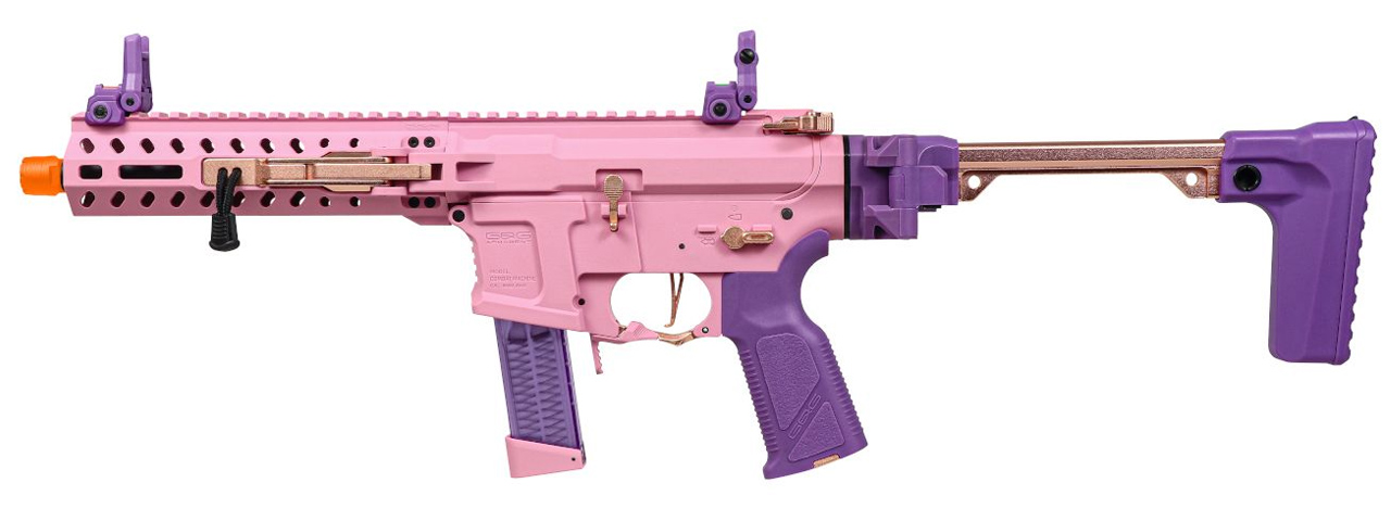 G&G FAR 9 Rapid Folding PCC Airsoft AEG Rifle - (Pink) G&G FAR 9 Rapid Folding PCC Airsoft AEG Rifle - (Pink)