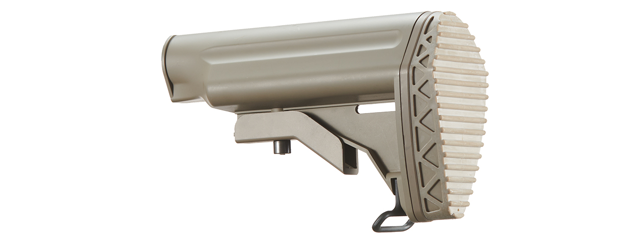 Golden Eagle Airsoft M4 / M16 Retractable AEG Crane Stock - (Tan)