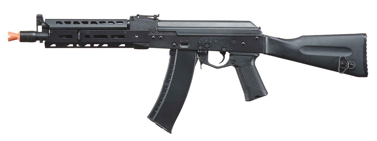 LCT Airsoft AK104 Steel AEG Airsoft Rifle w/ ASTER V2 SE Expert & Fixed Stock - (Black)