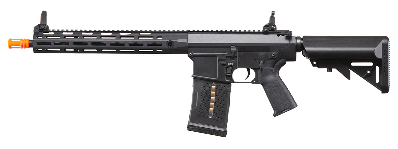 Lancer Tactical Battle X AEG Airsoft Rifle w/ SOPMOD Stock & MLOK Handguard - (Black)