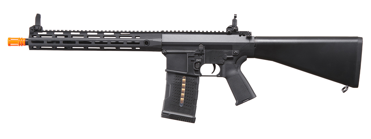 Lancer Tactical Battle X AEG Airsoft Rifle w/ Fixed Stock & MLOK Handguard - (Black)