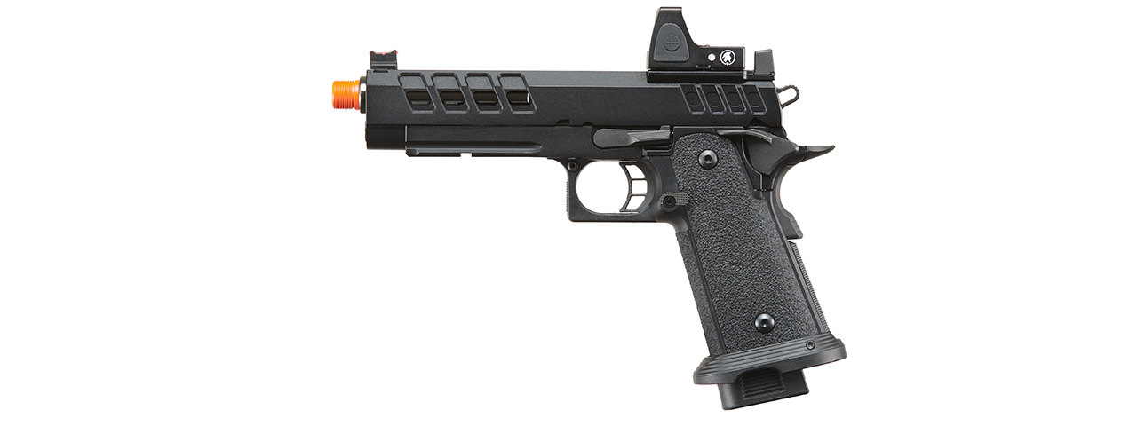 Lancer Tactical Heracles Hi-Capa Gas Blowback Airsoft Pistol - (Black w/ Reflex Dot)