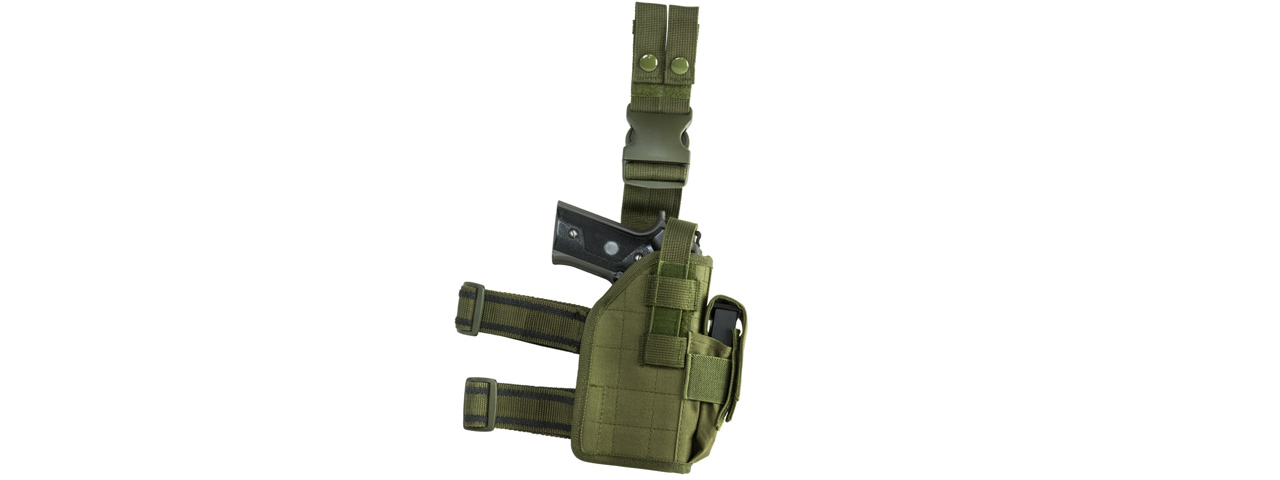NcStar VISM Universal Drop Leg Holster - (Green)