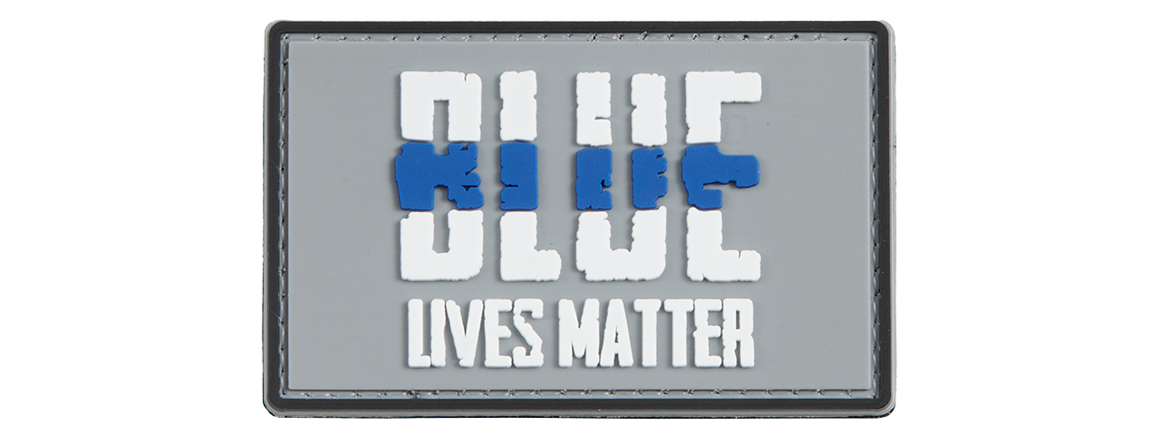 Blue Lives Matter PVC Patch Blue Lives Matter PVC Patch