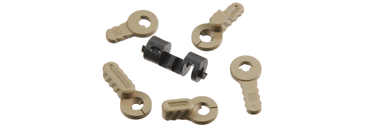 PTS SYNDICATE AIRSOFT B.A.D. AMBIDEXTROUS SAFETY SET FOR MEGA ARMS MKM