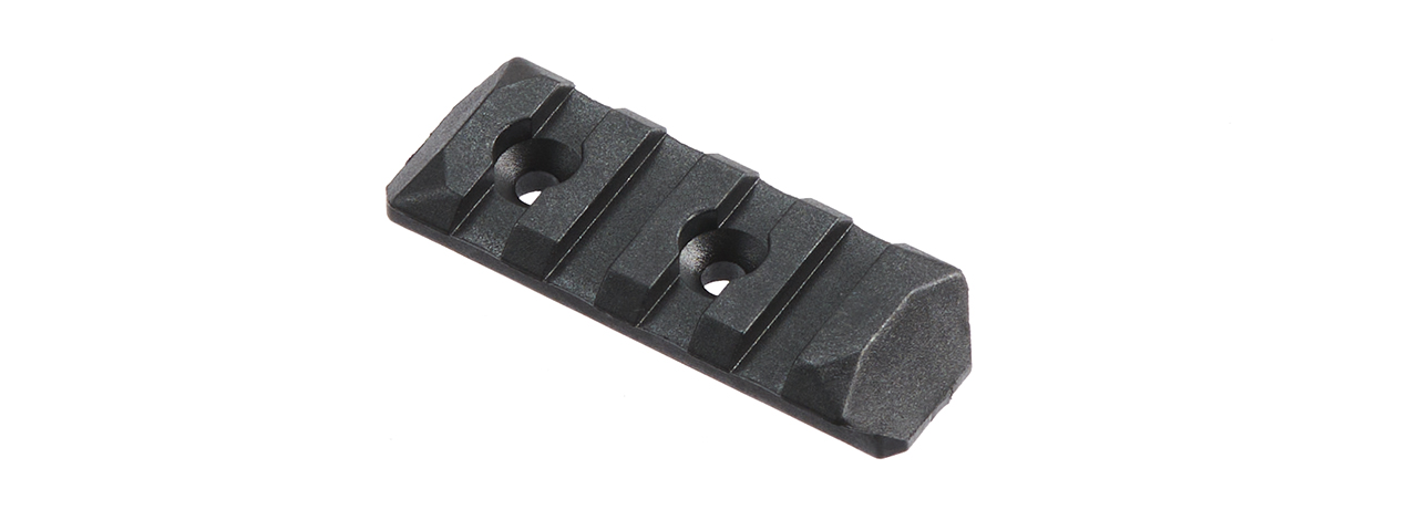 PTS ENHANCED 4-SLOT POLYMER KEYMOD AIRSOFT RAIL SECTION - BLACK
