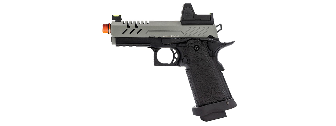 Vorsk Hi-Capa 3.8 Pro GBB Pistol w/ Red Dot Sight - (Gray/Black) Vorsk Hi-Capa 3.8 Pro GBB Pistol w/ Red Dot Sight - (Gray/Black)