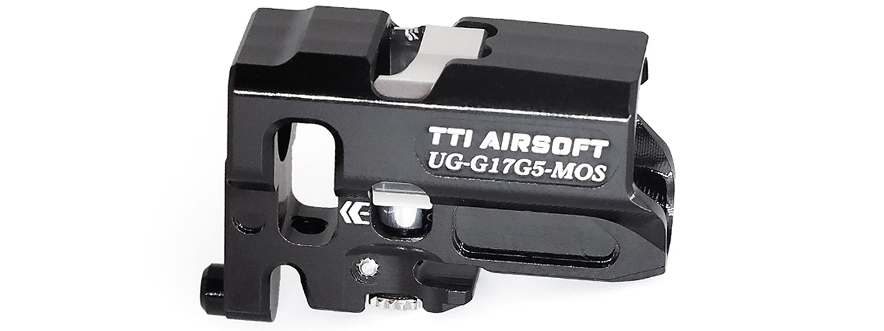 TTI Airsoft Infinity CNC TDC Hop Up Chamber for Umarex GHK G17 Gen5 MOS GBB Pistols - (Black)
