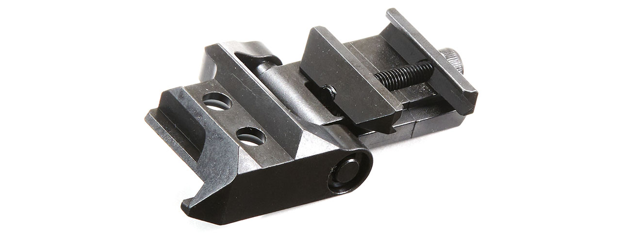 Atlas Custom Works Folding Stock Hinge Adapter for 1913 Picatinny Stock Rail Mounts - (Black)