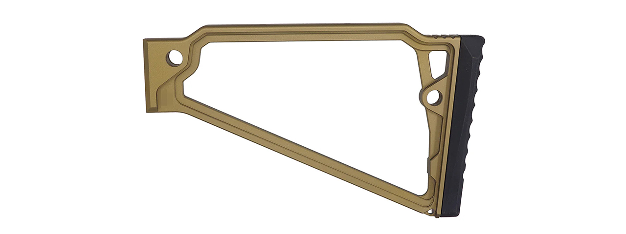 Atlas Custom Works Triangle Rise Stock w/ Butt Pad for 20mm Rails - (Tan)