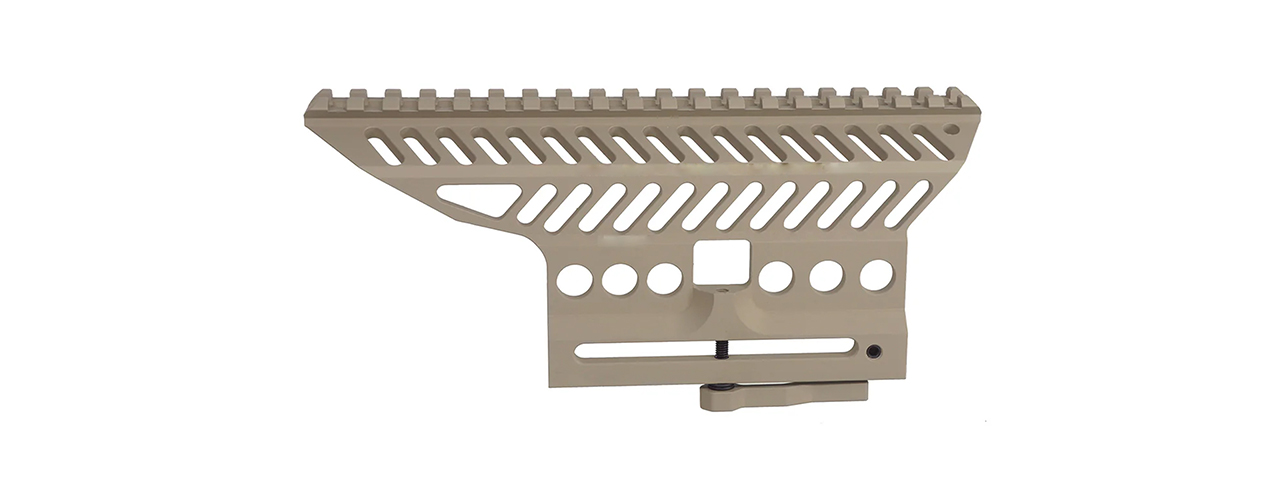 Atlas Custom Works B-13 Style Scope Mount for CYMA / GHK AK Airsoft Rifles - (Tan)