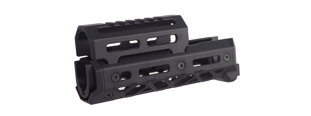 Atlas Custom Works Short M-LOK Handguard for Tokyo Marui AKM GBB Airsoft Rifle - (Black)