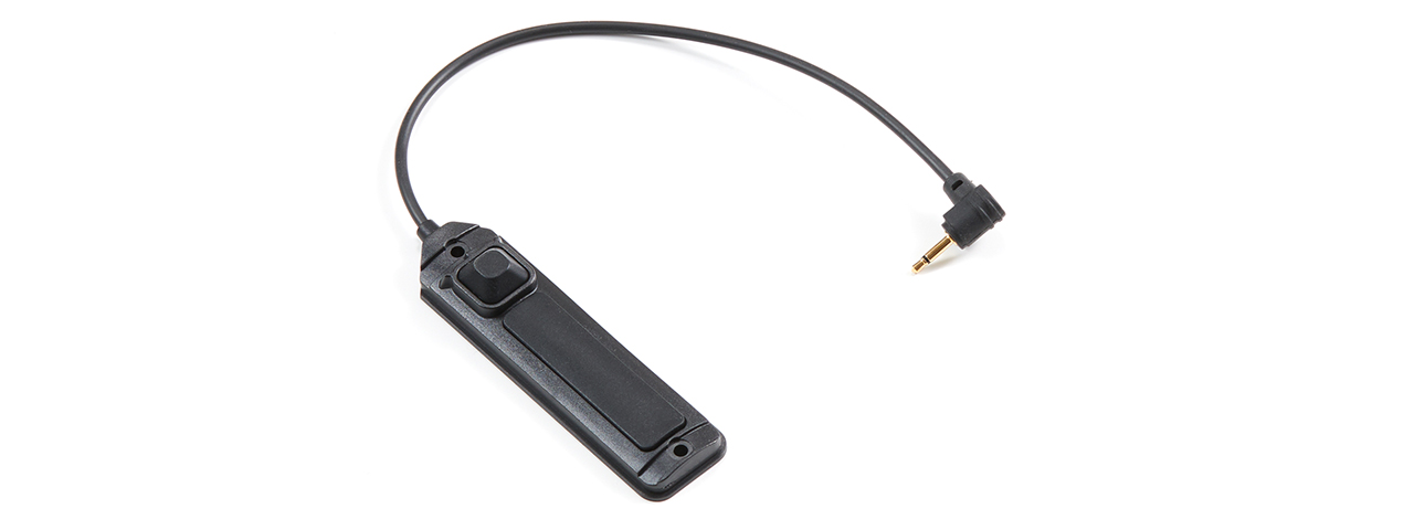 Atlas Custom Works Dual Function Tactical Flashlight Tape Switch w/ 2.5mm Plug - (Black)