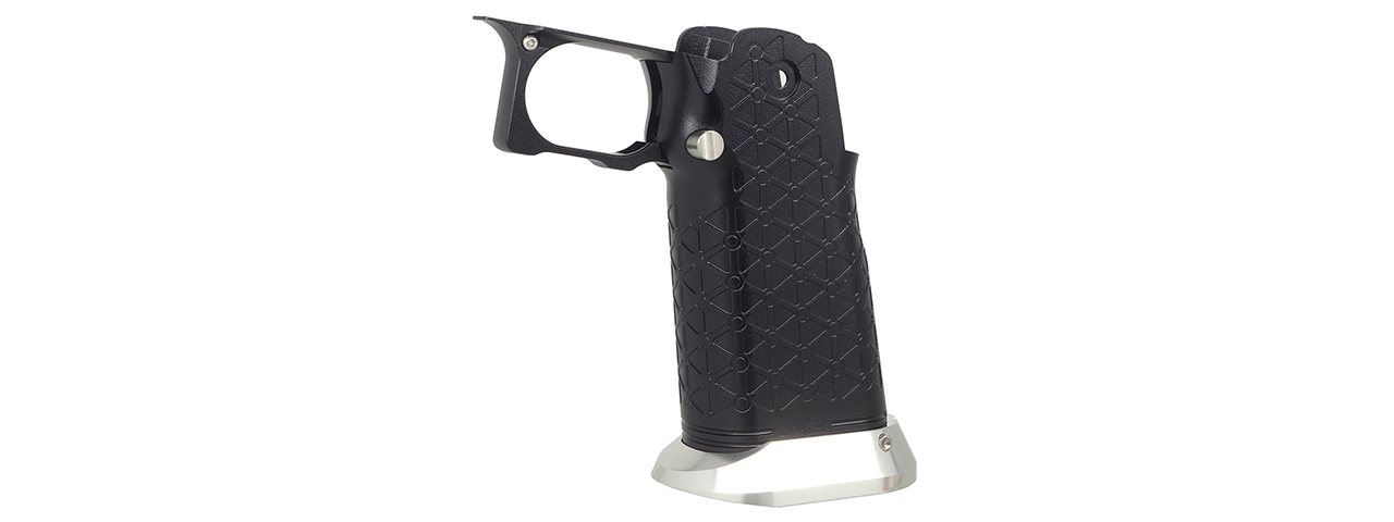 Atlas Custom Works Aluminum Grip Type 8 for Tokyo Marui Hi-Capa GBB Airsoft Pistols - (Black)