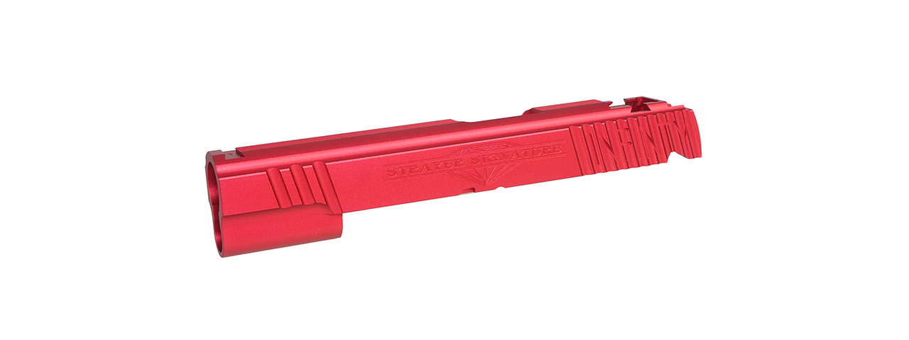 Atlas Custom Works Aluminum "Infinity Signature" Slide for Tokyo Marui 5.1 Hi-Capa GBB Airsoft Pistols - (Red)