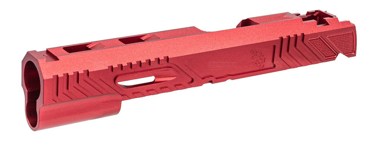 Atlas Custom Works CNC Aluminum Limcat Style WildCat Slide for Tokyo Marui Hi Capa 5.1 GBBP Airsoft Pistols - (Red)
