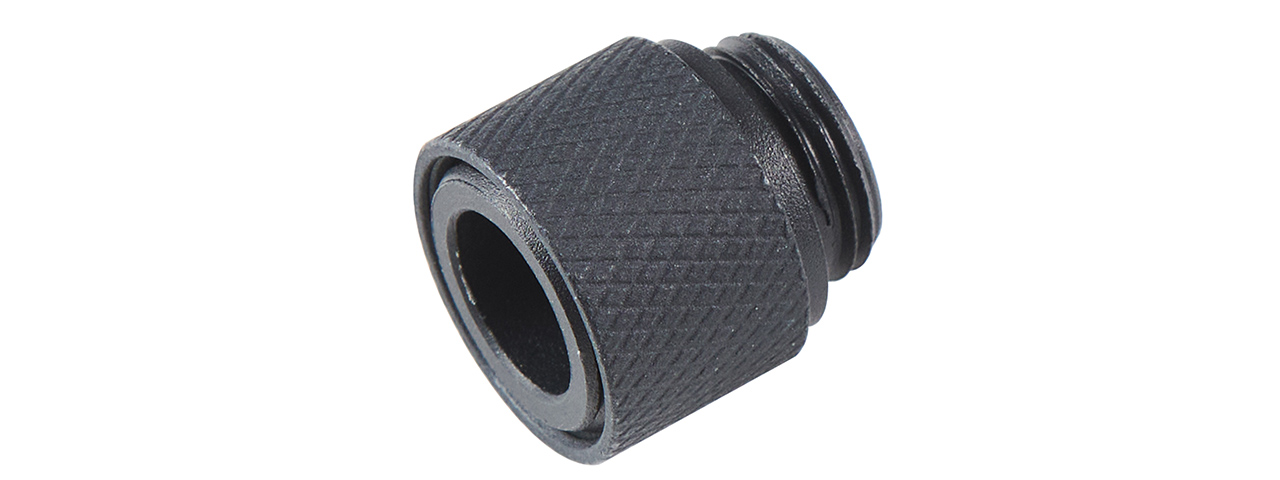 Army Armament 12-14mm Threaded Tip for GBB Pistol Outer Barrels - (Black)