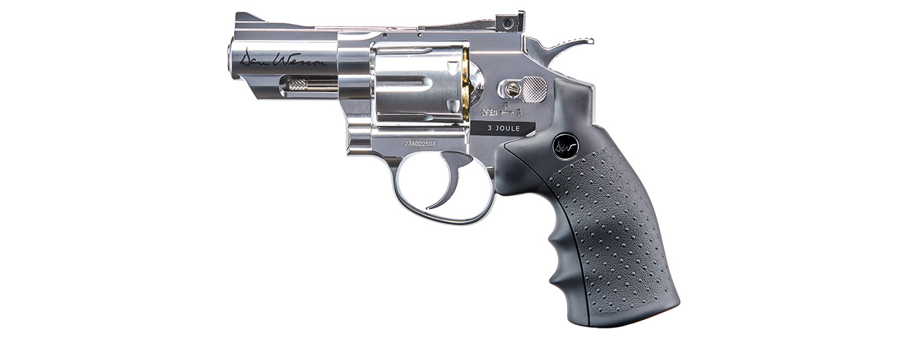 ASG Licensed Dan Wesson 2.5" CO2 .177 Air Revolver Airgun (SILVER)