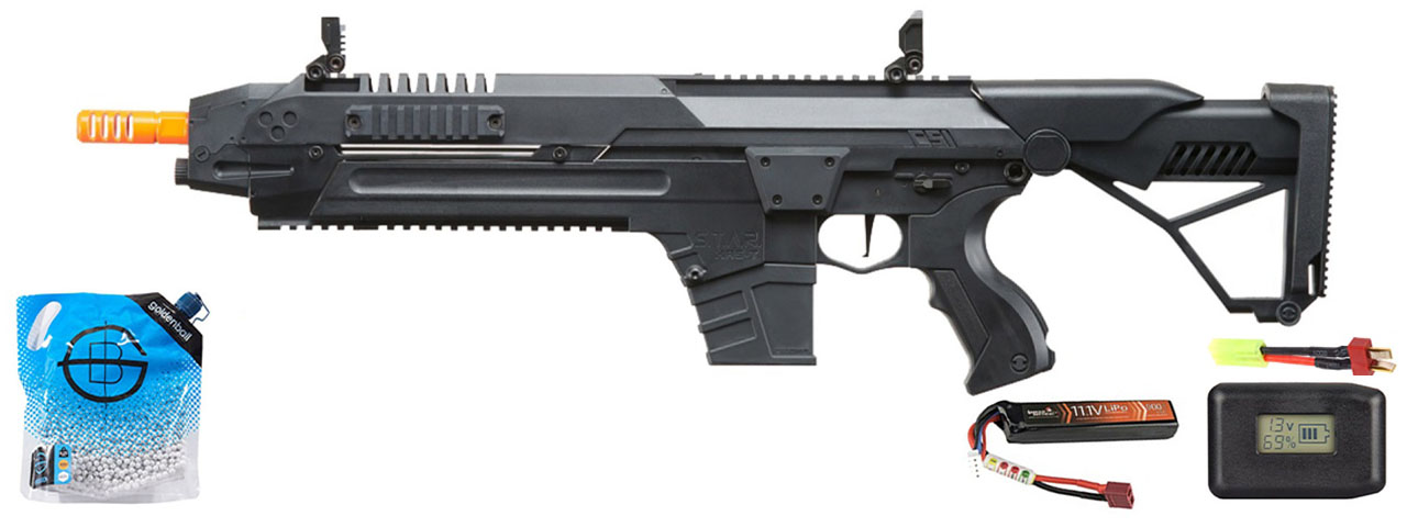 Poseidon CSI XR5 Series Advanced Battle Rifle - Battery/Adapter/Charger Combo - (Black)
